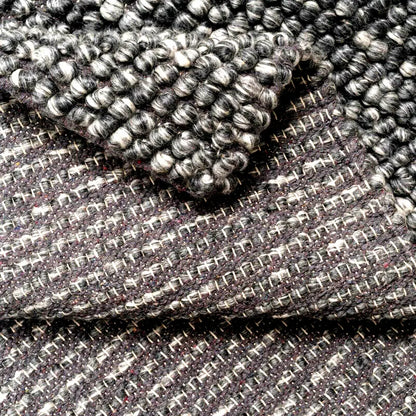 Wool Pebble Charcoal Lifestyle Rug 130x 180 cm - Image 2