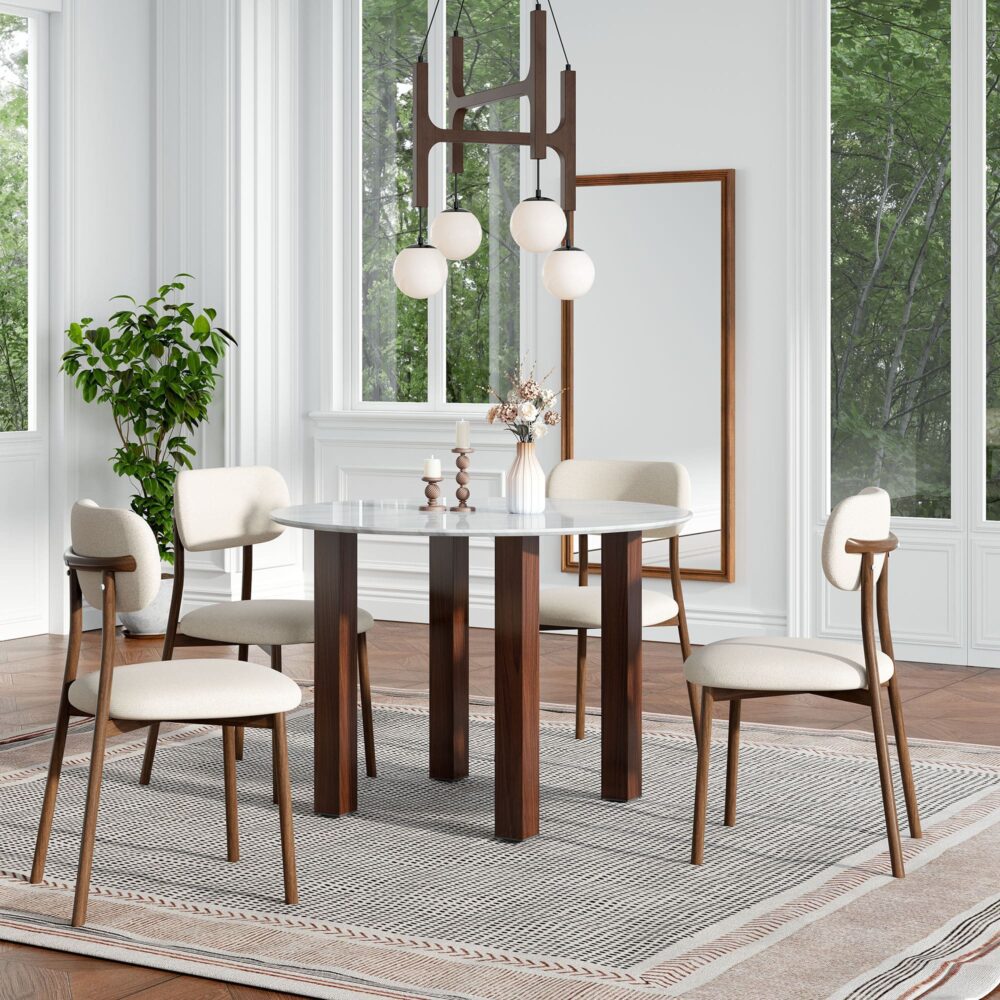 Willowmarble Round Dining Table - Image 4