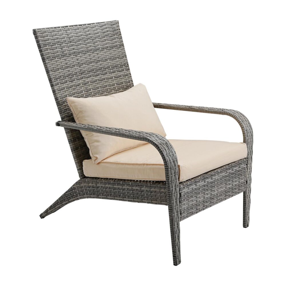 Coastal Weave Reclining Armchair with Bonus Cushion Covers - Image 5