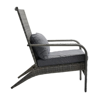 Coastal Weave Reclining Armchair with Bonus Cushion Covers - Image 9