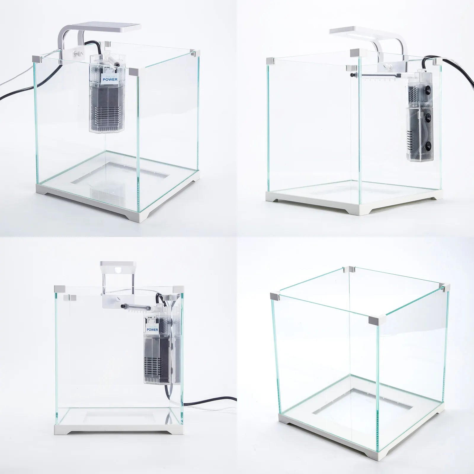 Aquarium Starfire Glass Fish Tank Set Filter Pump 16L - Image 3