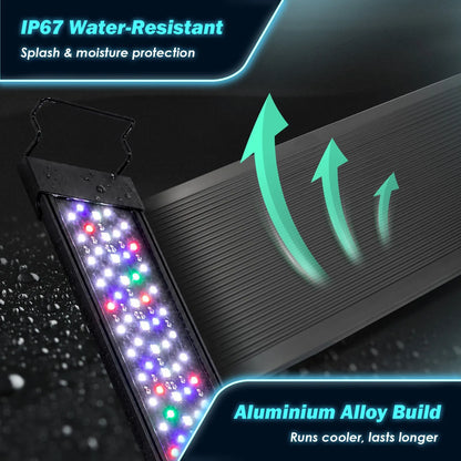 Dynamic Power Planted Aquarium LED Light Day Night Cycle Full Spectrum 12W 26cm  - Image 8