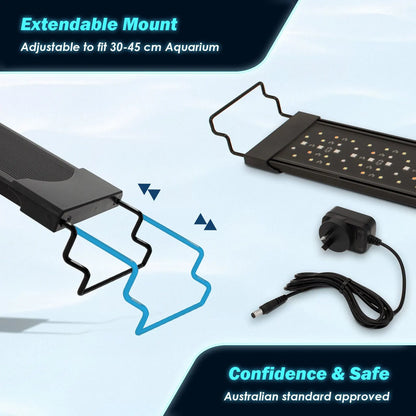 Dynamic Power Planted Aquarium LED Light Day Night Cycle Full Spectrum 12W 26cm  - Image 9