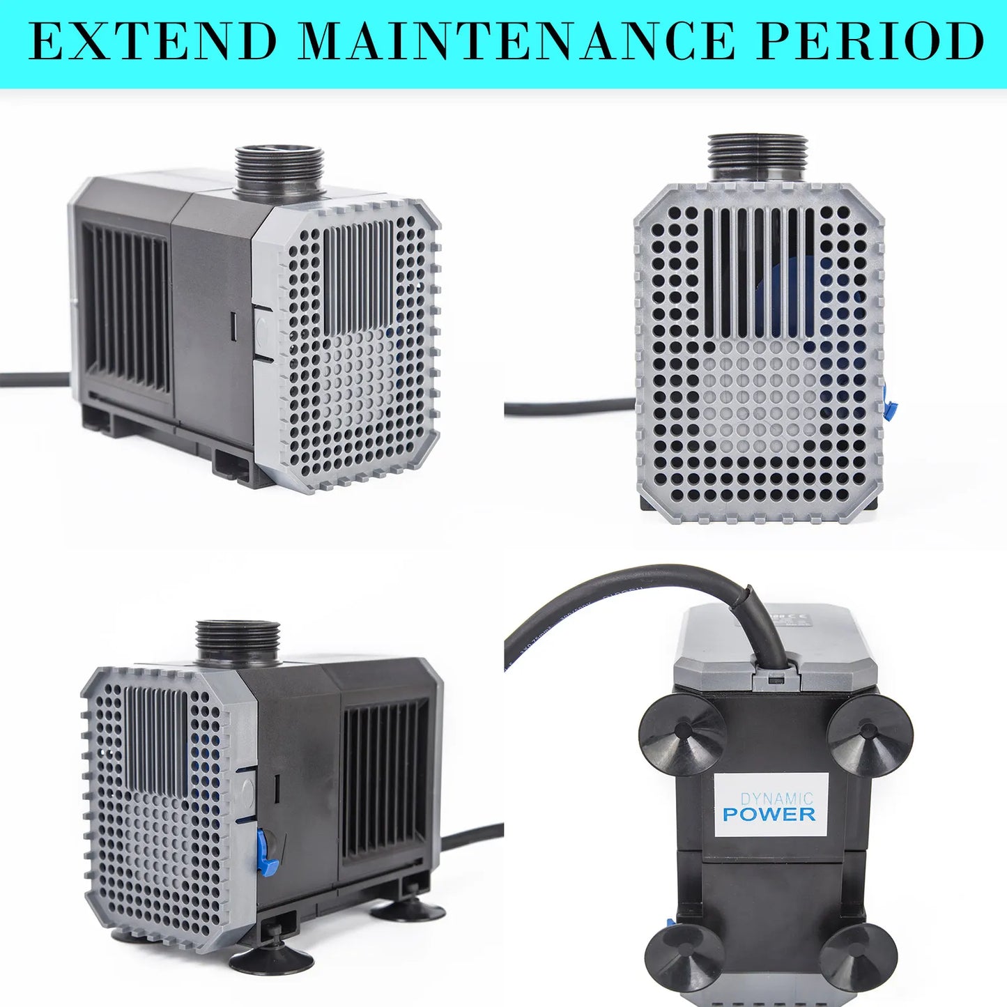 Aquarium Submersible Pond Water Pump 3000L/H 55W 3m - Image 5