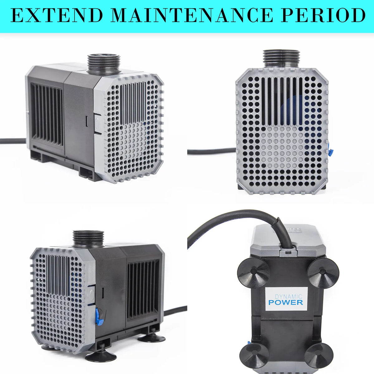 Aquarium Submersible Pond Water Pump 3000L/H 55W 3m - Image 5