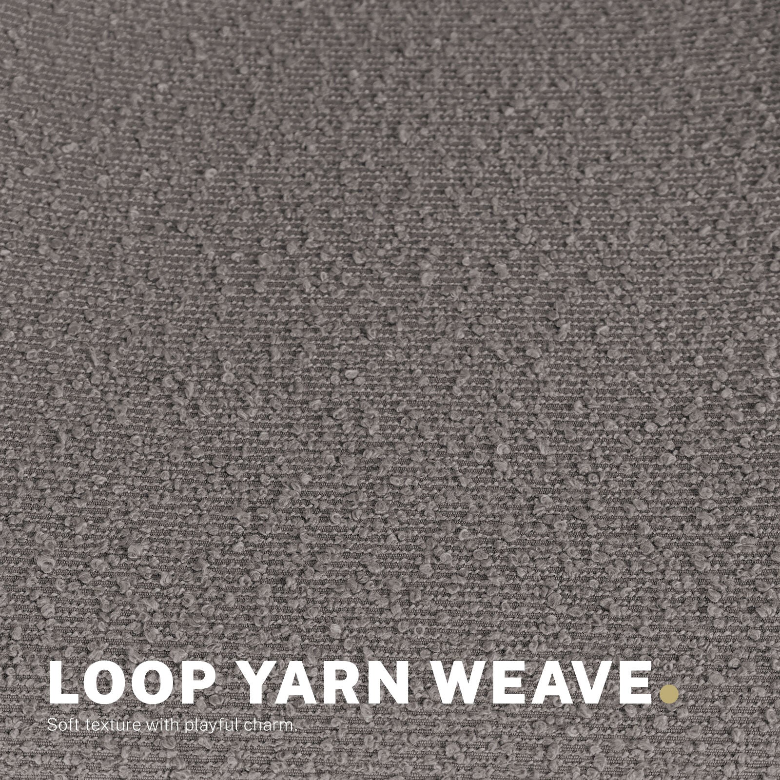 2 Set Office Desk Chair - Loop Yarn Fabric Home Swivel Chair Cut-Out Seat HALO GREY - Image 5