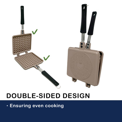 Giorno Felice IH Waffle Maker Pan Non-Stick Double-Sided Detachable - Image 3