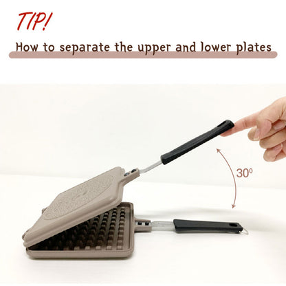 Giorno Felice IH Waffle Maker Pan Non-Stick Double-Sided Detachable - Image 9