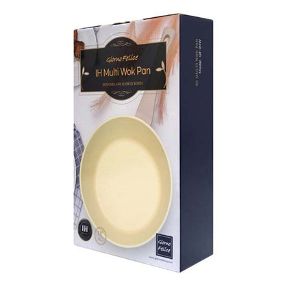 Giorno Felice IH Wok Pan 28cm Ceramic Non-Stick Stir Frypan Induction - Image 4