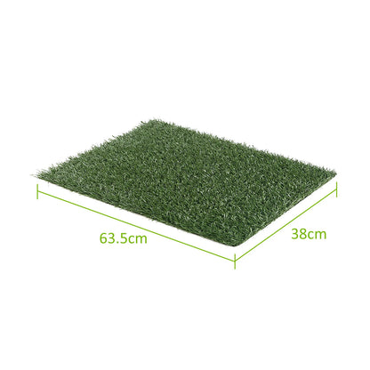 1 Grass Mat 63.5cm x 38cm for Pet Dog Potty Tray Training Toilet - Image 6
