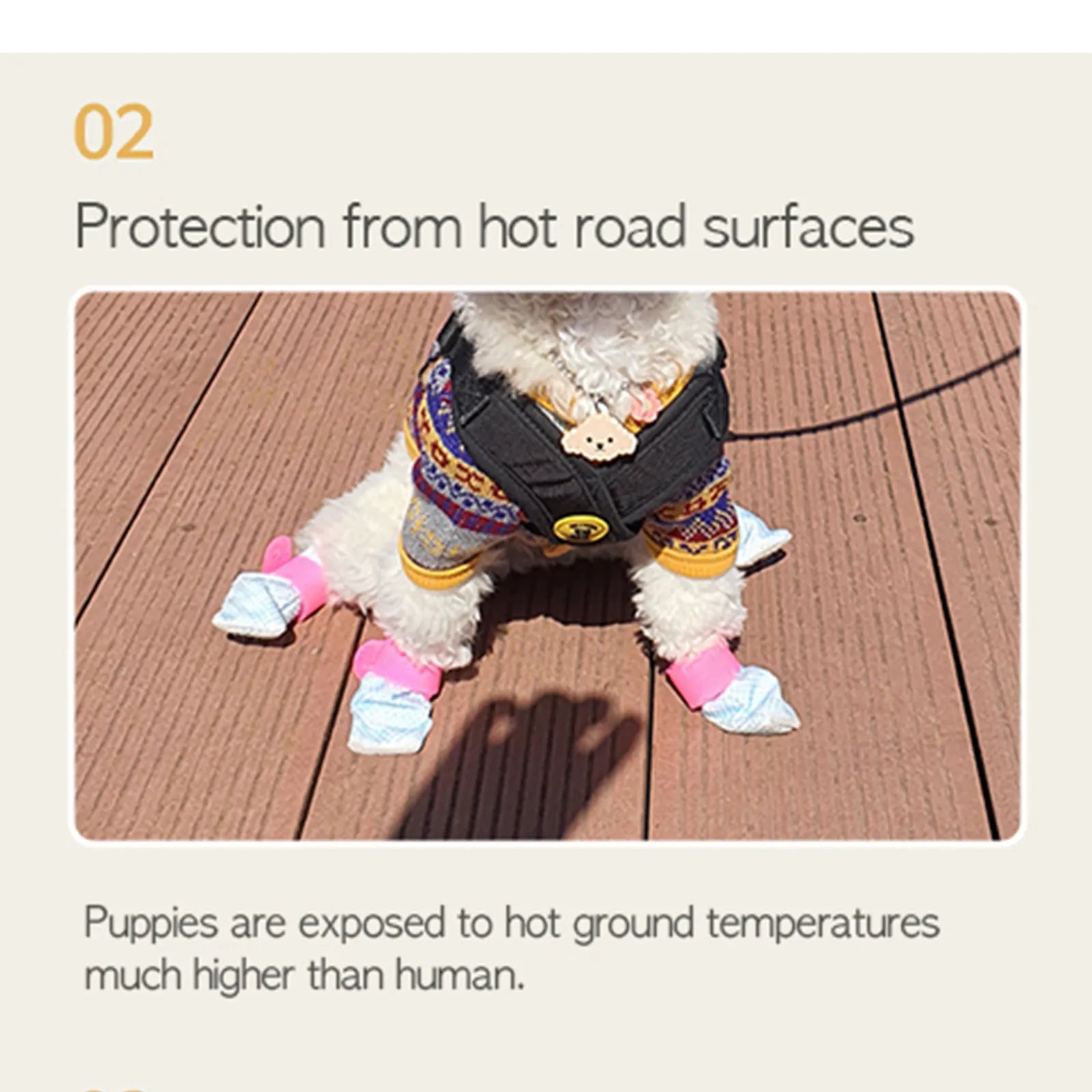 28pc X Dog Shoes Waterproof Disposable Boots Anti-Slip Pet Socks M YELLOW - Image 6