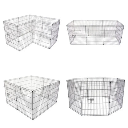 Pet Playpen Foldable Dog Cage 8 Panel 24in - Image 3
