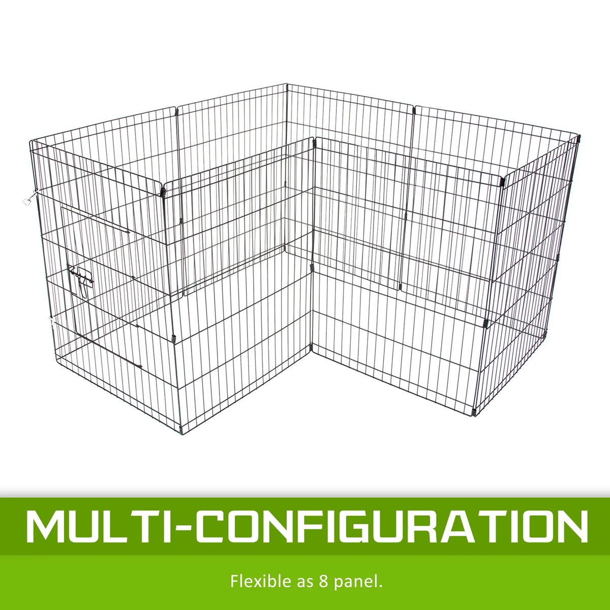 Pet Playpen Foldable Dog Cage 8 Panel 24in - Image 5
