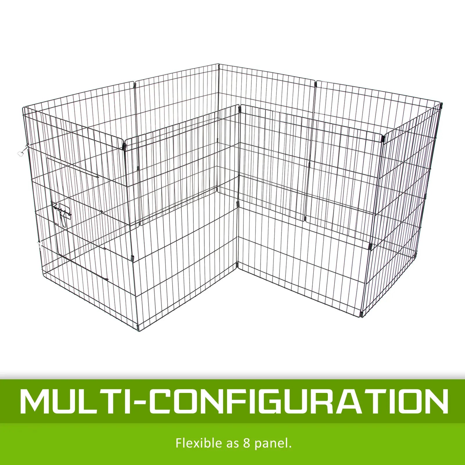 Pet Playpen Foldable Dog Cage 8 Panel 24in - Image 5