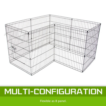 Pet Playpen Foldable Dog Cage 8 Panel 24in - Image 5