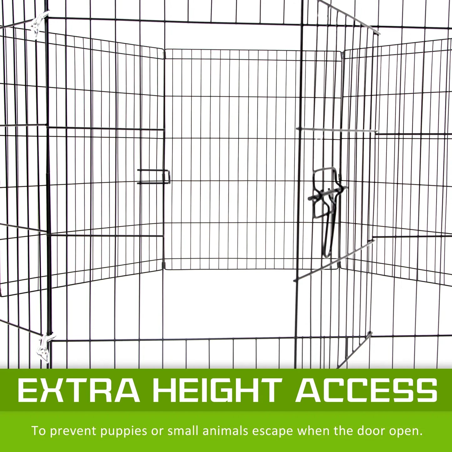 Pet Playpen Foldable Dog Cage 8 Panel 24in - Image 7
