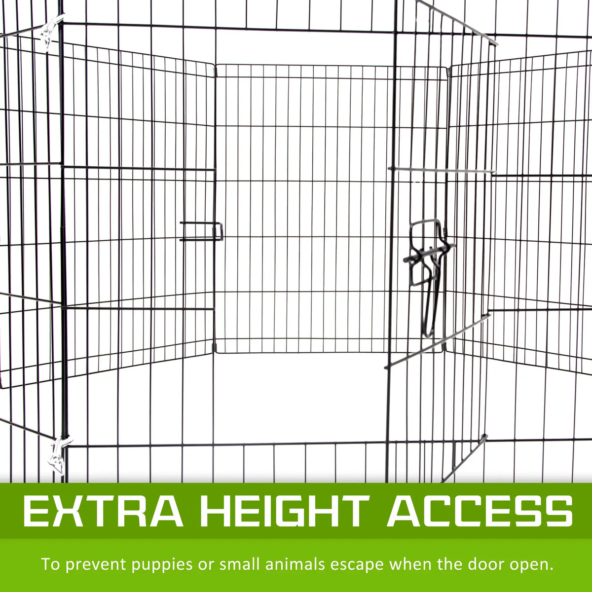 Pet Playpen Foldable Dog Cage 8 Panel 24in - Image 7