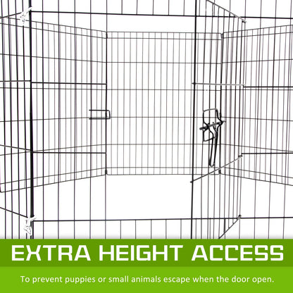Pet Playpen Foldable Dog Cage 8 Panel 24in - Image 7