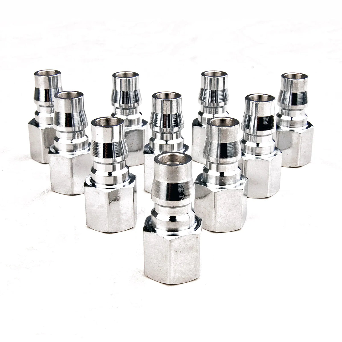 10X 1/4" Nitto Type Male Air Coupling Coupler Fitting Connector 4 x 2.5cm