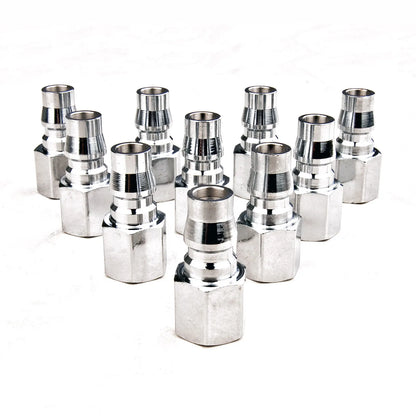 10X 1/4" Nitto Type Male Air Coupling Coupler Fitting Connector 4 x 2.5cm