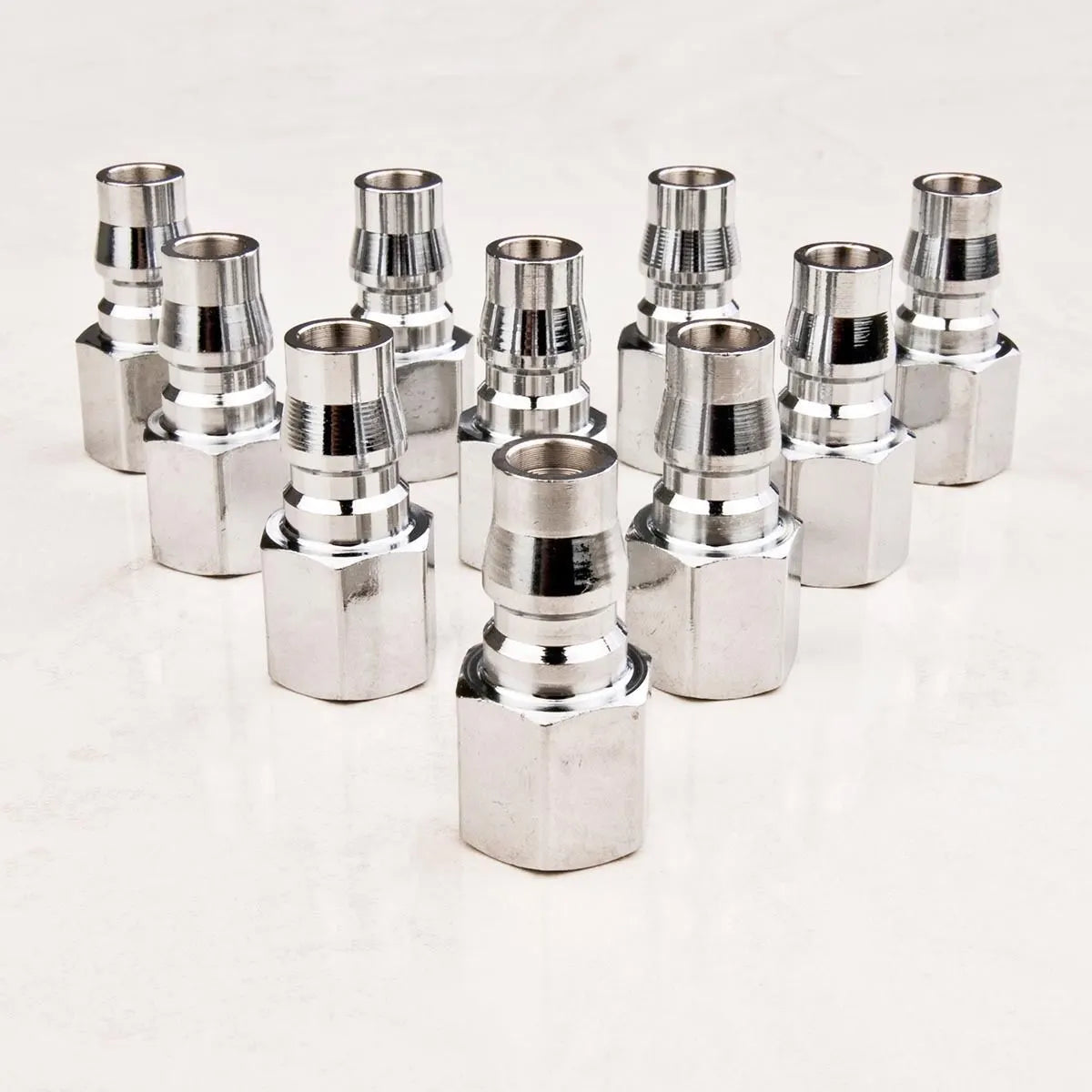 10X 1/4" Nitto Type Male Air Coupling Coupler Fitting Connector 4 x 2.5cm - Image 2