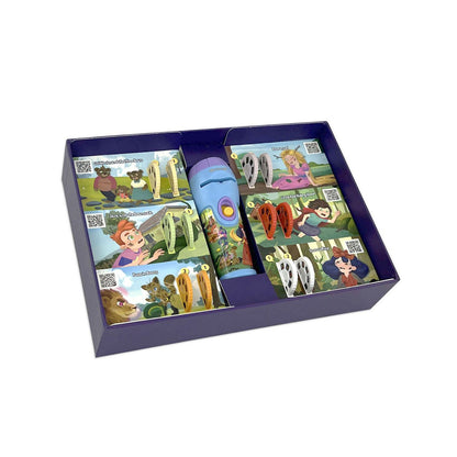 Storytelling Torch Projector 6 Stories Gift Set - Audio Kids Learning STEM Toy  - Series 2 - Image 2