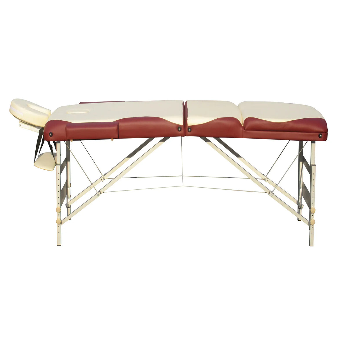 YES4HOMES 3 Fold Portable Aluminium Massage Table Massage Bed Beauty Therapy - Image 3