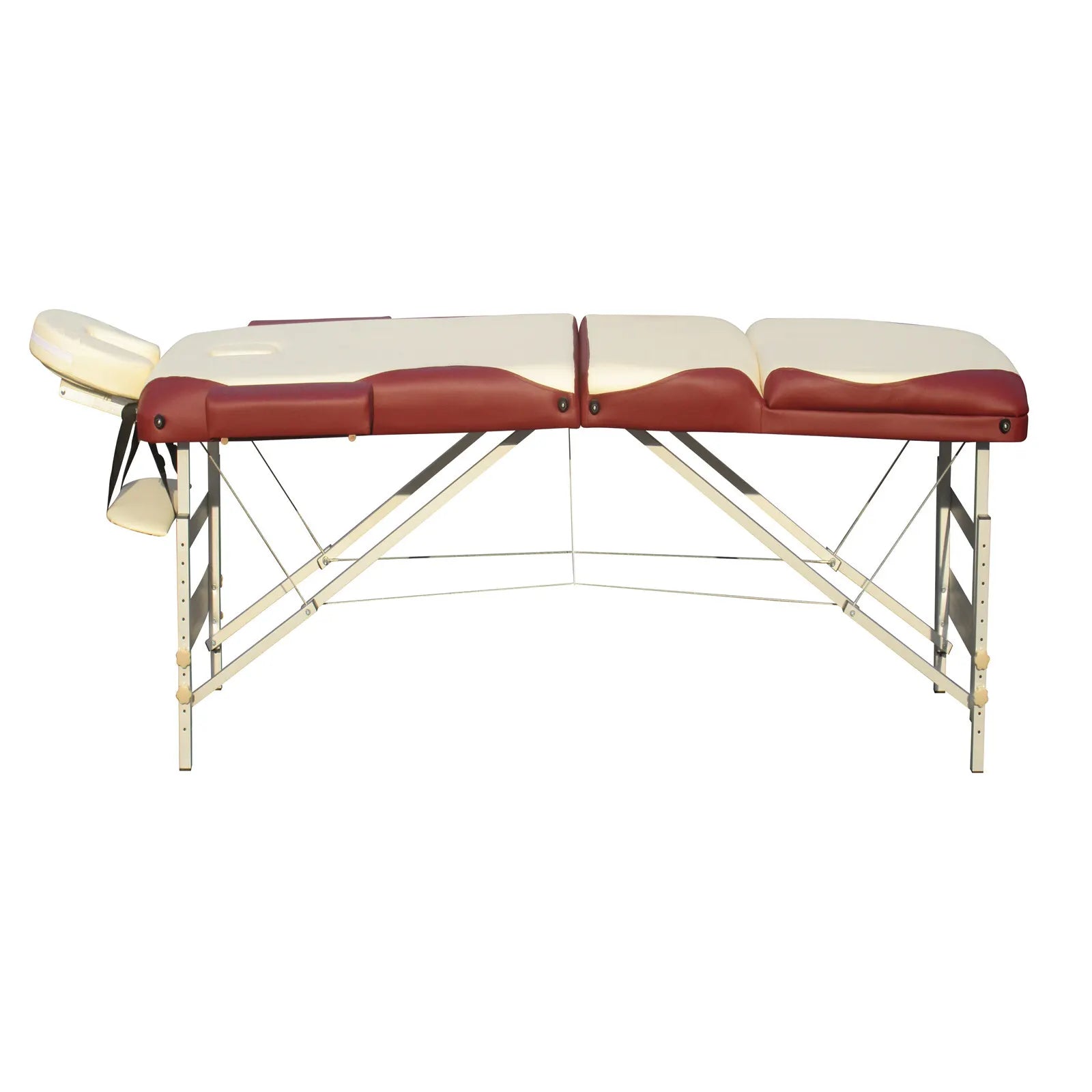 YES4HOMES 3 Fold Portable Aluminium Massage Table Massage Bed Beauty Therapy - Image 3