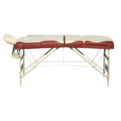 YES4HOMES 3 Fold Portable Aluminium Massage Table Massage Bed Beauty Therapy - Image 3