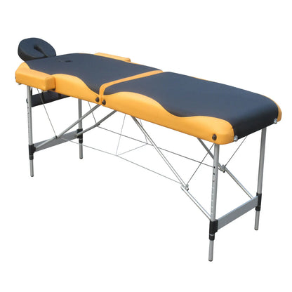YES4HOMES 2 Fold Portable Aluminium Massage Table Massage Bed Beauty Therapy - Image 3
