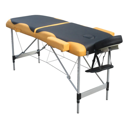 YES4HOMES 2 Fold Portable Aluminium Massage Table Massage Bed Beauty Therapy - Image 6