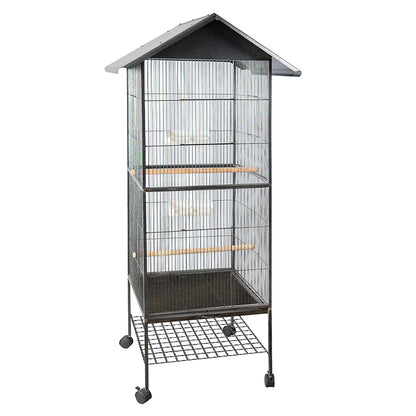 YES4PETS 160 cm Large Bird Cage Parrot Aviary Pet Stand-alone Budgie Cage - Image 2