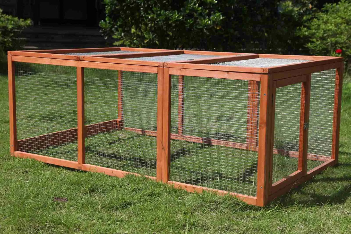 YES4PETS Large Chicken Coop Run Guinea Pig Cage Villa Extension Rabbit Hutch House Pen - Image 3
