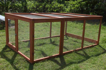 YES4PETS Large Chicken Coop Run Guinea Pig Cage Villa Extension Rabbit Hutch House Pen - Image 4