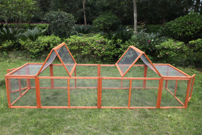 YES4PETS 290 cm XL Chicken Coop Run Guinea Pig Cage Villa Extension Rabbit Hutch Cat Kitten House Pen - Image 3