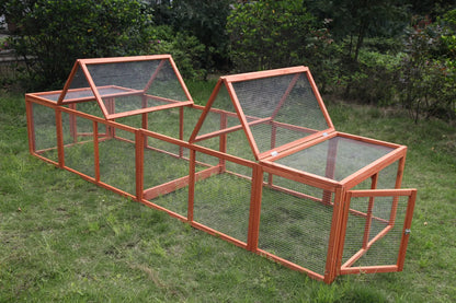 YES4PETS 290 cm XL Chicken Coop Run Guinea Pig Cage Villa Extension Rabbit Hutch Cat Kitten House Pen - Image 4