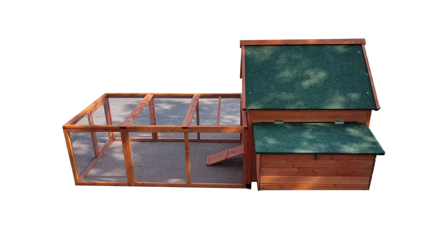 YES4PETS XL Chicken Coop Rabbit Hutch Ferret Cage Hen Chook Cat Kitten House With Run - Image 3