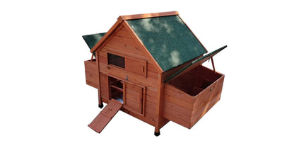 YES4PETS XL Chicken Coop Rabbit Hutch Ferret Cage Hen Chook Cat Kitten House With Run - Image 7