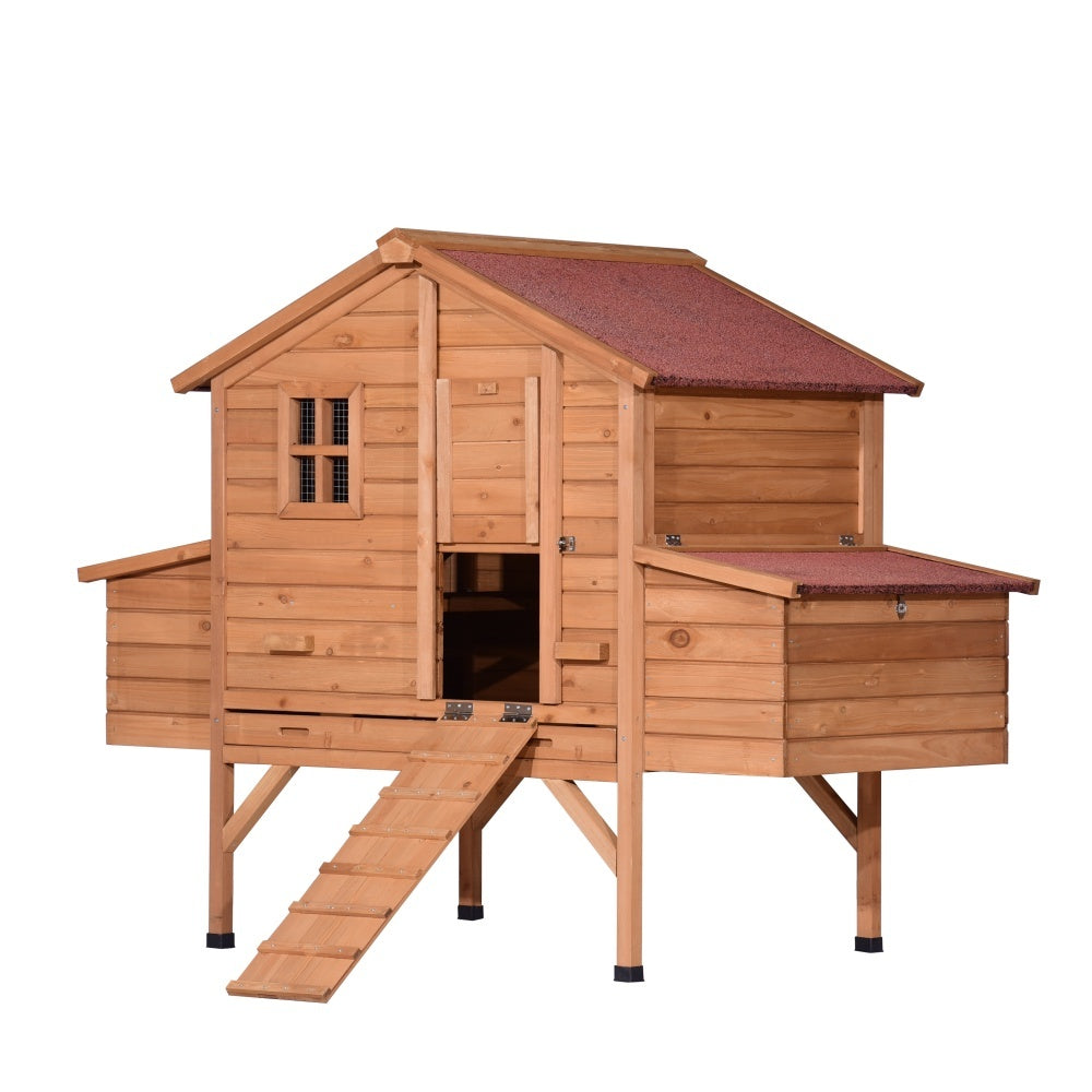 YES4PETS XXL Chicken Coop Rabbit Hutch Cage Hen Chook House - Image 2