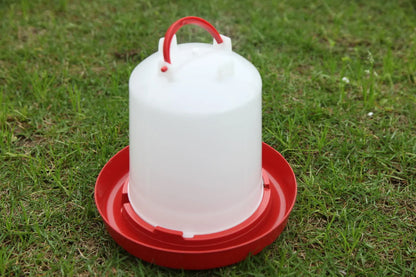 YES4PETS Farm Poultry Bird Chicken Water Drinker 3 L & 3 kg Food Grain Seed Feeder Set - Image 3