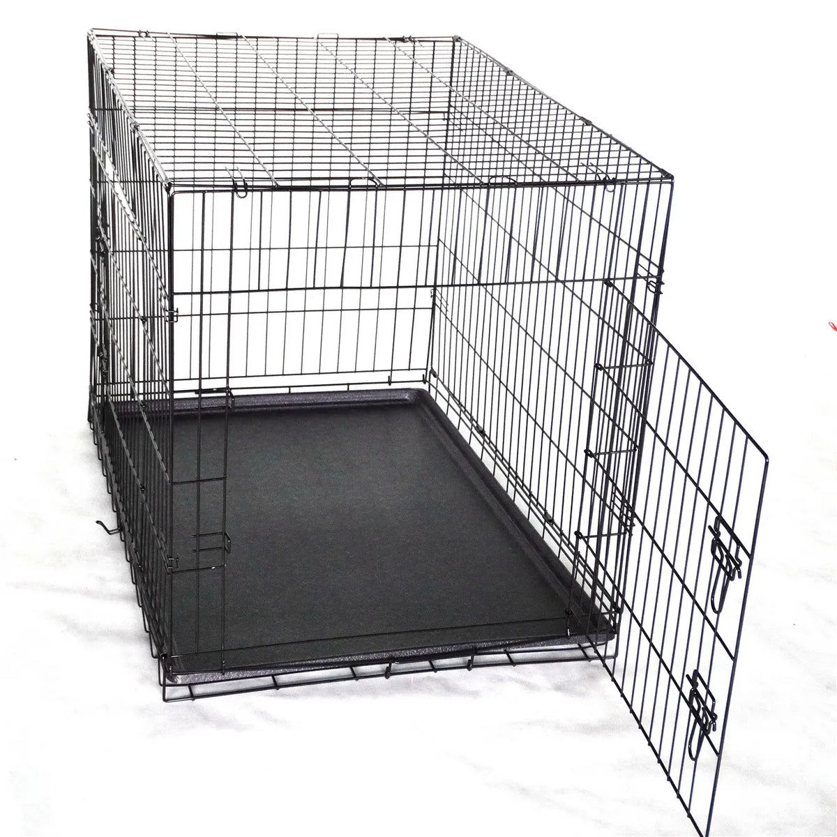 YES4PETS 42' Collapsible Metal Dog Puppy Crate Cat Rabbit Cage With Divider - Image 3
