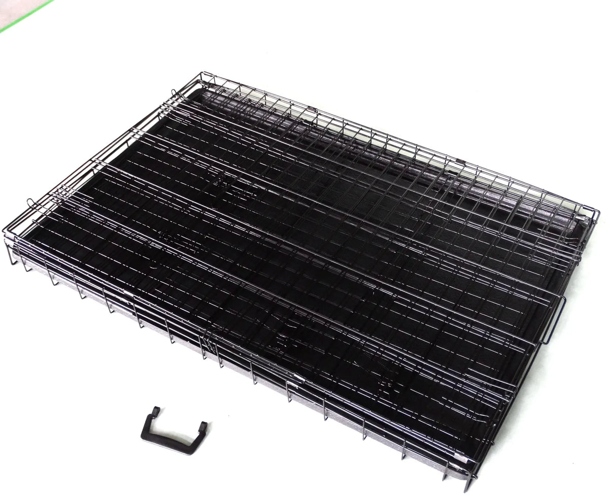 YES4PETS 42' Collapsible Metal Dog Puppy Crate Cat Rabbit Cage With Divider - Image 5