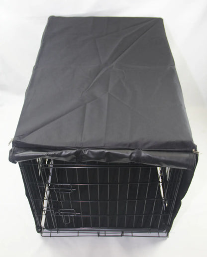 YES4PETS 48' Portable Foldable Dog Cat Rabbit Collapsible Crate Pet Rabbit Cage with Cover - Image 2
