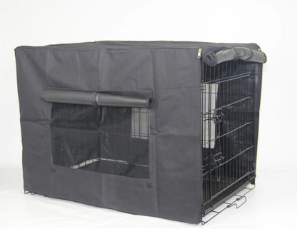 YES4PETS 48' Portable Foldable Dog Cat Rabbit Collapsible Crate Pet Cage Cover Mat - Image 2