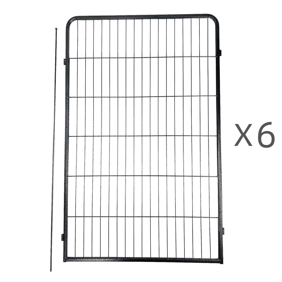 YES4PETS 6 Panel 120 cm Heavy Duty Pet Dog Cat Rabbit Playpen Fence - Image 2