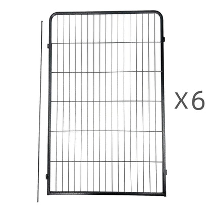YES4PETS 6 Panel 120 cm Heavy Duty Pet Dog Cat Rabbit Playpen Fence - Image 2