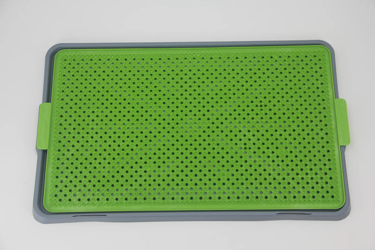 YES4PETS Indoor Dog Puppy Toilet Grass Potty Training Mat Loo Pad pad With 3 Grass - Image 3