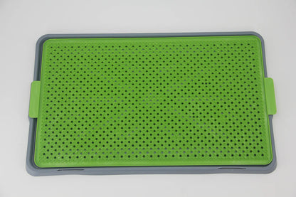 YES4PETS Indoor Dog Puppy Toilet Grass Potty Training Mat Loo Pad pad With 3 Grass - Image 3