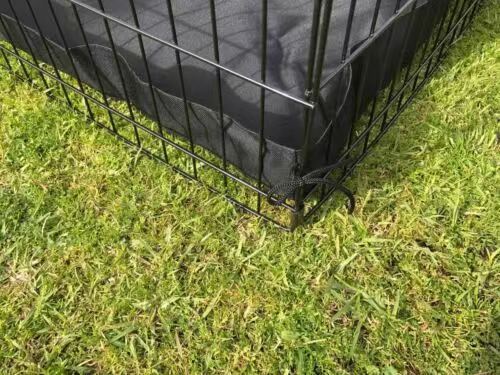 YES4PETS 30' Dog Rabbit Playpen Exercise Puppy Enclosure Fence With Canvas Floor - Image 2