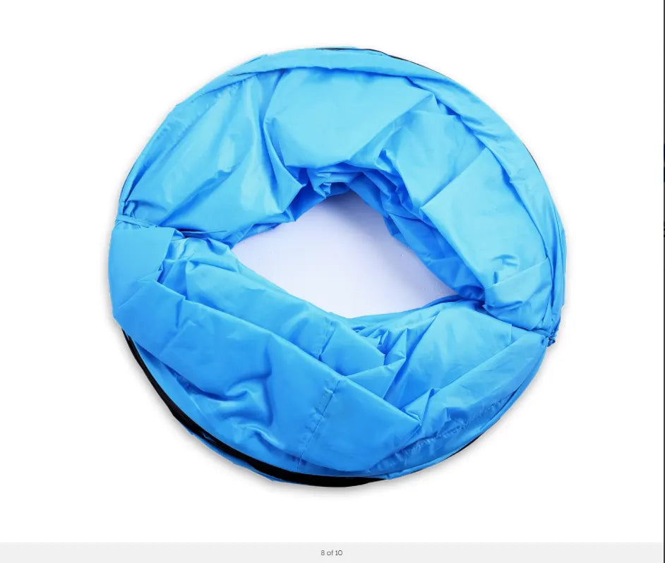 YES4PETS Portable Pet Dog Agility Training Exercise Cat Tunnel Chute with Carry Bag 5M - Image 6